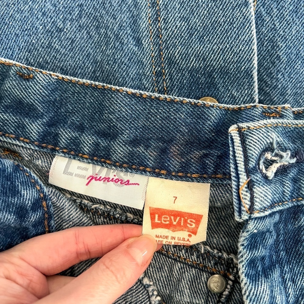 SOLD VINTAGE 80’s Levi’s Denim Maxi Skirt - Picture 3 of 6
